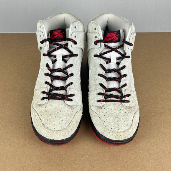 Nike Dunk Hi SB Pro Black Sheep Athletic Shoes Womens 7.5 Summit White Suede - Picture 2 of 11